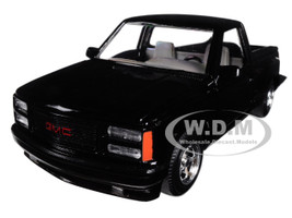 1992 GMC Sierra GT Black Pickup Truck 1/24 Diecast Model Motormax 73204