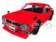 1971 Nissan Skyline GT-R Red KPGC10 JDM Tuners 1/24 Diecast Model Car Jada 30004