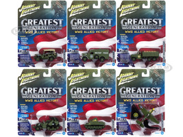 The Greatest Generation Military Release 1 Set A of 6 1/64 1/87 1/100 1/144 Diecast Models Johnny Lightning JLML001 A