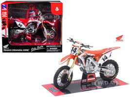 Honda Racing Team CRF450R Cole Seely #14 Motorcycle Model 1/12 New Ray 57933