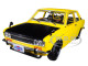 1970 Datsun 510 Auto-Japan Yellow with Gloss Black Hood 1/24 Diecast Model Car M2 Machines 40300-JPN01 B