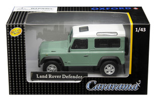 Land Rover Defender Light Green 1/43 Diecast Model Car Cararama 4-55240