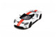 2017 Ford GT White with Red Stripes 1/18 Model Car GT Spirit GT097