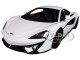 McLaren 570S White with Black Wheels 1/18 Model Car Autoart 76041