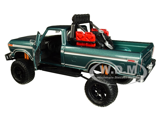 Ford F-150 Custom Off Road 1979 Green 1:24 Model MOTORMAX