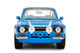 1970 Brian's Ford Escort Blue White Stripes Fast Furious Movie 1/24 Diecast Model Car Jada 99572