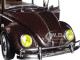 1952 Volkswagen Beetle Deluxe Model Pearl Brown Limited Edition 5800 pieces Worldwide 1/24 Diecast Model Car M2 Machines 40300-67 B
