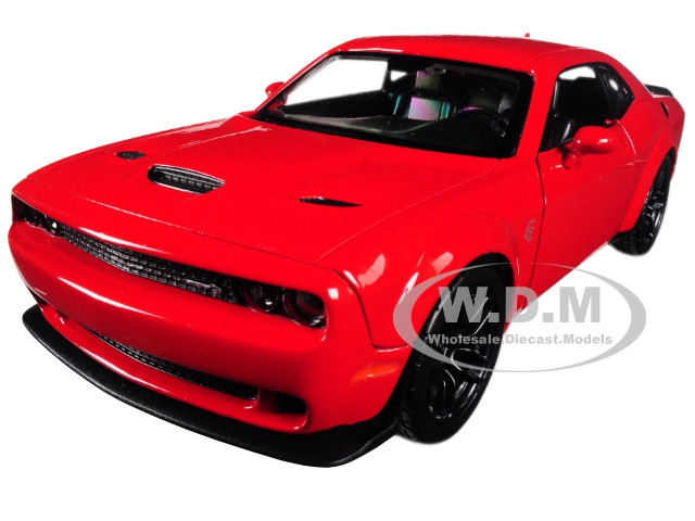 Motormax 1/24 2018 Dodge Chellenger SRT Hellcat Widebody RED 79350-RED