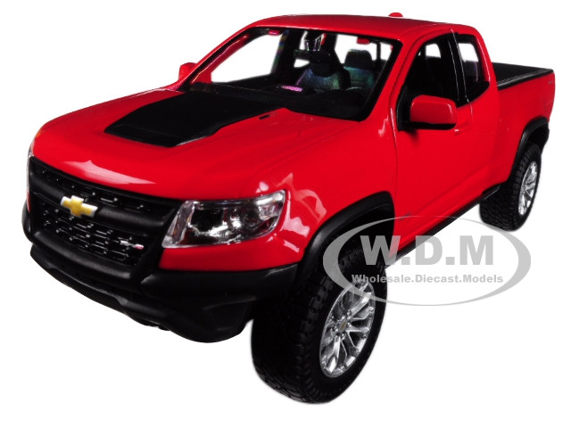 2017 Chevrolet Colorado ZR2 Pickup Truck Red 1/27 Diecast Model Car Maisto 31517