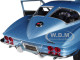 1963 Chevrolet Corvette Metallic Light Blue 1/24 1/27 Diecast Model Car Welly 24073