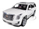 2017 Cadillac Escalade Sunroof White 1/24 1/27 Diecast Model Car Welly 24084