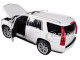 2017 Cadillac Escalade Sunroof White 1/24 1/27 Diecast Model Car Welly 24084