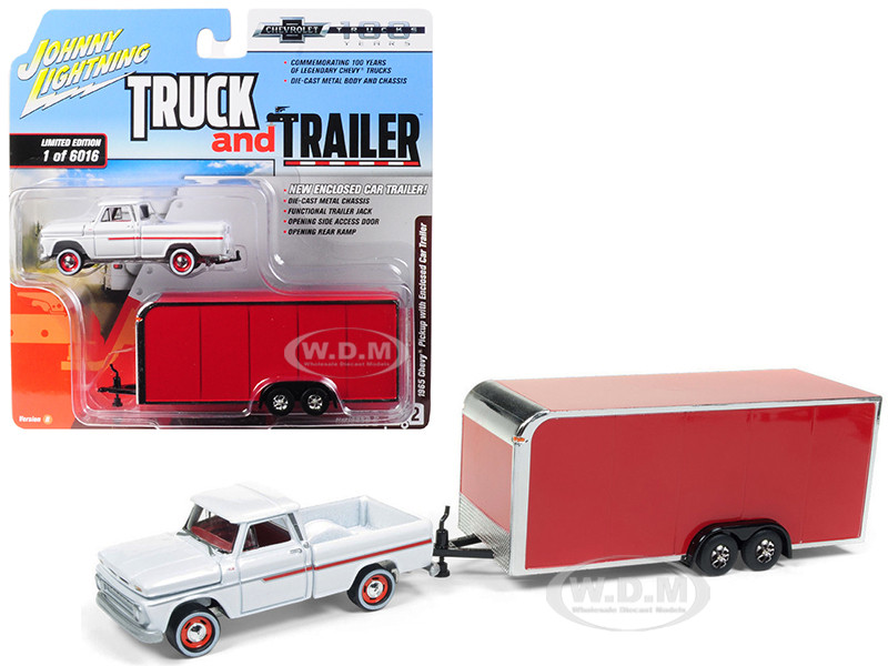 toy chevy truck and trailer