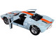 Ford GT Concept #6 Gulf Light Blue Orange Stripe 1/24 Diecast Model Car Motormax 79641