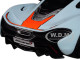 McLaren P1 Gulf Light Blue Orange Stripe 1/24 Diecast Model Car Motormax 79642
