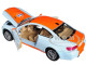BMW M3 Coupe Gulf Light Blue Orange Stripe 1/24 Diecast Model Car Motormax 79644