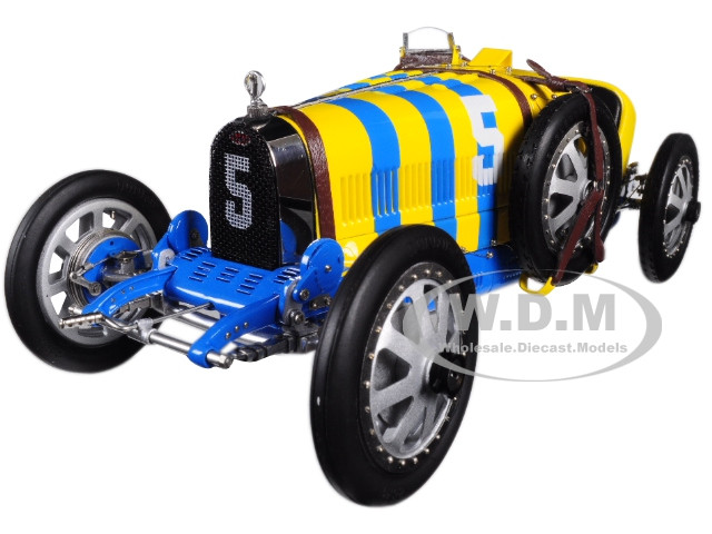 Bugatti T35 #5 National Colour Project Grand Prix Sweden Limited Edition 500 pieces Worldwide 1/18 Diecast Model Car CMC 100B011