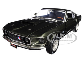 1969 Ford Mustang Boss 429 Black Jade Muscle Car Corvette Nationals MCACN Limited Edition 1002 pieces Worldwide 1/18 Diecast Model Car Auto World AMM1152