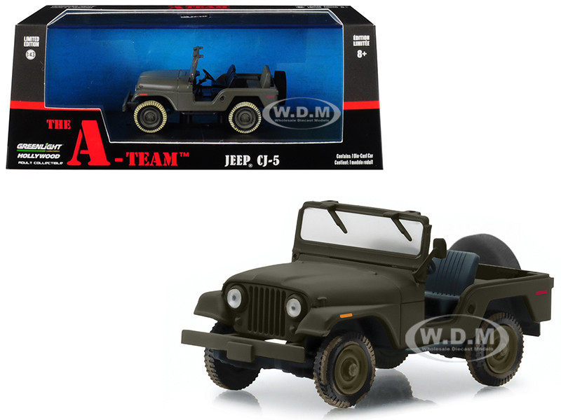 Jeep Cj 5 Army Green The A Team 1983 1987 Tv Series 1 43
