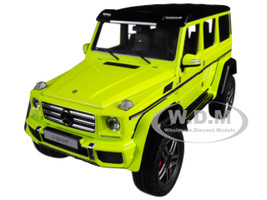 Mercedes Benz G500 4X4 2 Electric Beam Yellow 1/18 Model Car Autoart 76319