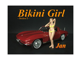 Jan Bikini Calendar Girl Figure 1/18 Scale Models American Diorama 38165