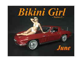 June Bikini Calendar Girl Figure 1/18 Scale Models American Diorama 38170