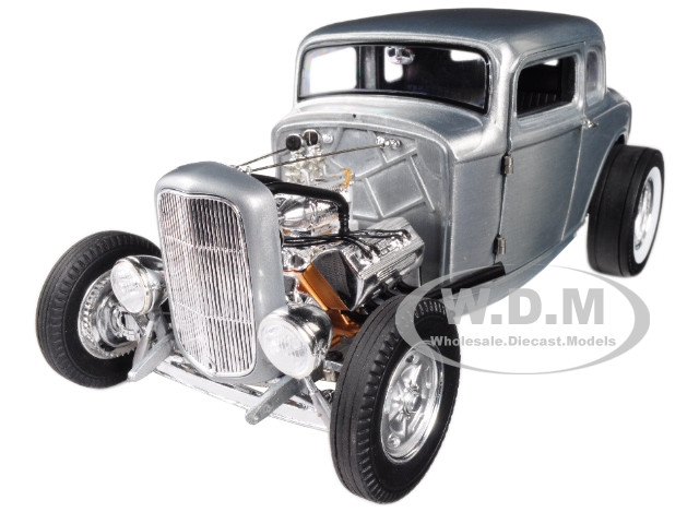 1932 Ford 5 Window Hot Rod Coupe Hammered Steel Limited Edition 