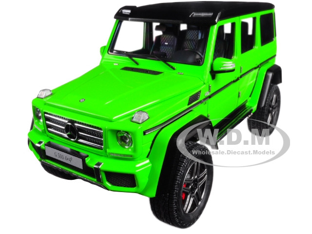 Mercedes Benz G500 4X4 2 Alien Green 1/18 Model Car Autoart 76315