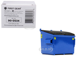 Refuse Trash Bin Blue 1/34 Diecast Model First Gear 90-0534