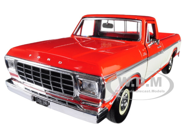 1979 Ford F-150 Custom Pickup Truck Orange Cream 1/24