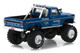 1974 Ford F-250 Monster Truck Bigfoot #1 Blue The Original Monster Truck 1979 Hobby Exclusive 1/64 Diecast Model Car Greenlight 29934