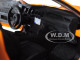 2018 Ford Mustang GT 5.0 Orange Black Wheels 1/24 Diecast Model Car Motormax 79352