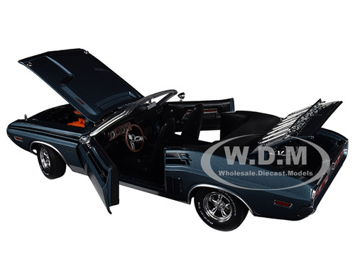 1/18 Greenlight 1971 Dodge Challenger R/T Convertible Diecast Model Gray 13528 1/18 Greenlight 1971 Dodge Challenger R/T Convertible Diecast Model Gray 13528