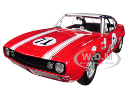 自動車 ACME 1968 Drag Camaro 1968 Chevrolet Camaro Z/28 Blue with Yellow Stripes 