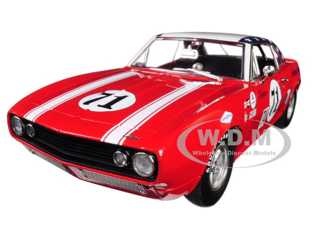 1967 Chevrolet Camaro #71 Joie Chitwood Chargin Cherokee 1968 Daytona 24 Hours Limited Edition 390 pieces Worldwide 1/18 Diecast Model Car Acme A1805712