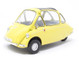 Heinkel Trojan LHD Bubble Car Yellow 1/18 Diecast Model Car Oxford Diecast 18HE003