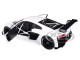 Audi R8 FIA GT GT3 Plain Color Version White Black Wheels 1/18 Model Car Autoart 81602