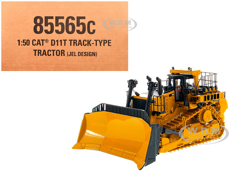 Cat Caterpillar D11T Track Type Tractor Dozer JEL Design Operator High Line Series 1/50 Diecast Model Diecast Masters 85565