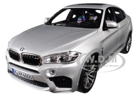 2015 BMW X6 M Silver Metallic 1/18 Diecast Model Car Norev 183200