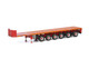 Goldhofer 6 Axle Ballast Trailer Red WSI Premium Line 1/50 Diecast Model WSI Models 04-1174