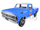 1967 Ford F-100 Bed Cover Chevron Full Service Blue White Top Running on Empty Series 1/24 Diecast Model Car Greenlight 85013