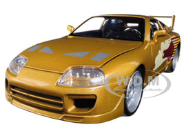 Slap Jack's Toyota Supra Gold Fast Furious Movie 1/24 Diecast Model Car Jada 99540