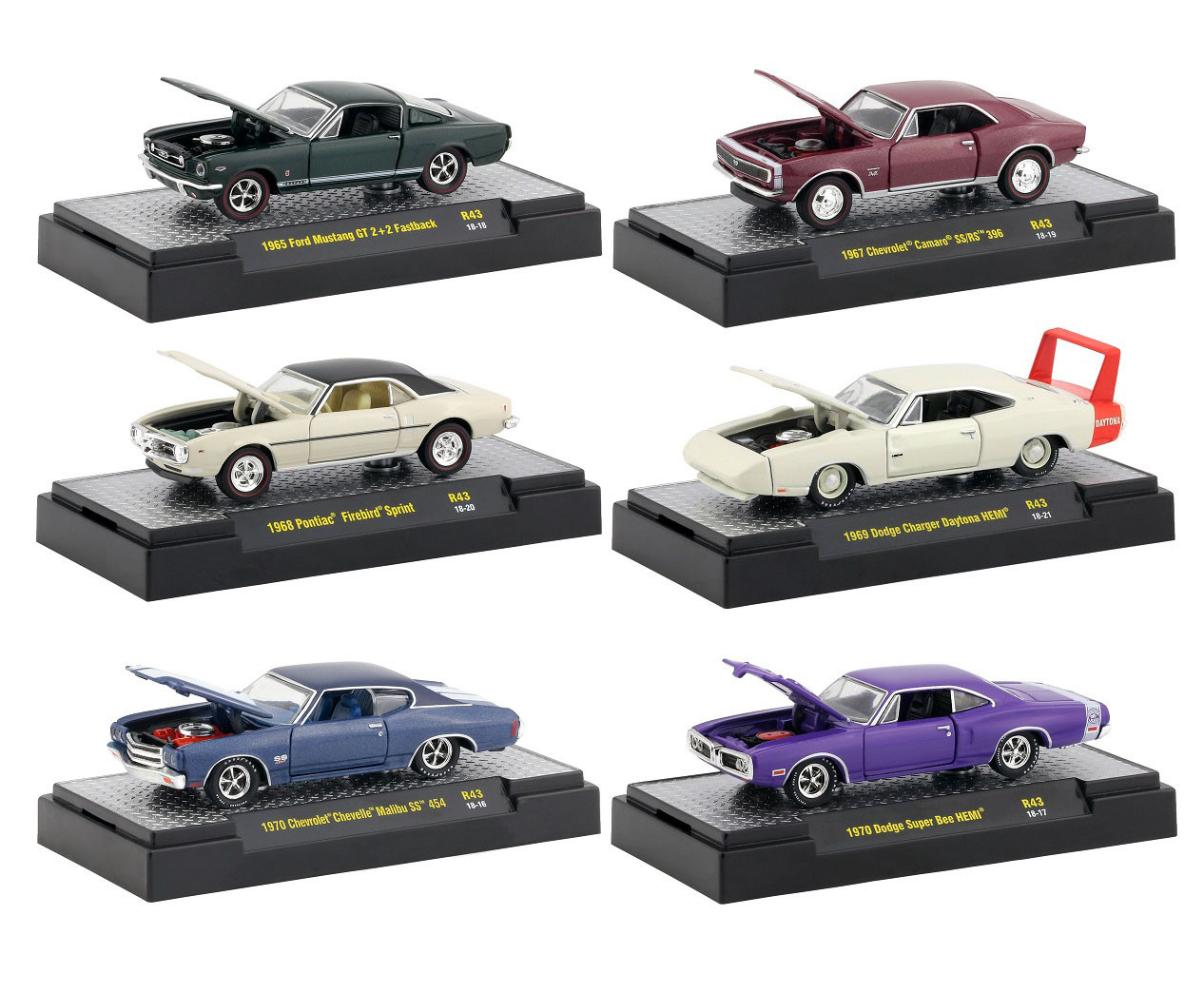 M2 Machines 1:64 Detroit Muscle Release 43 1970 Dodge Super Bee Hemi
