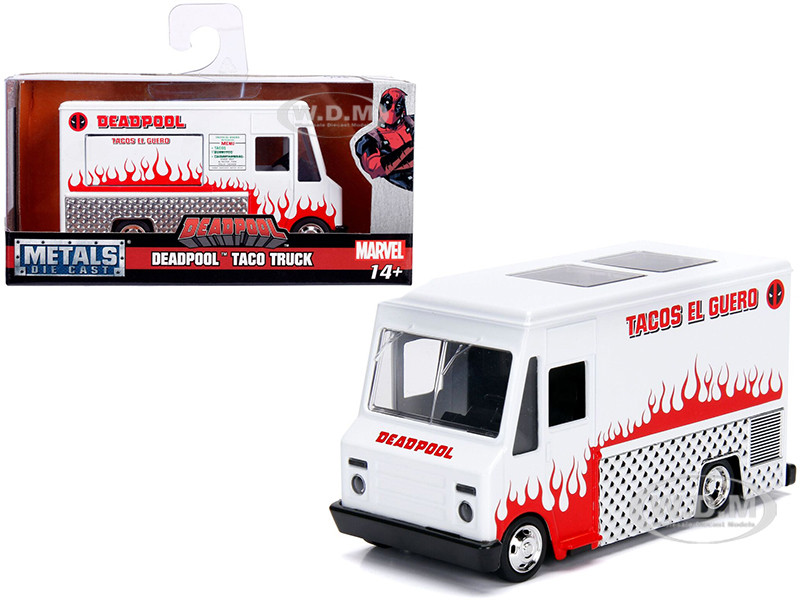 Deadpool Taco Truck White Marvel Series 1/32 Diecast Model Jada 99800