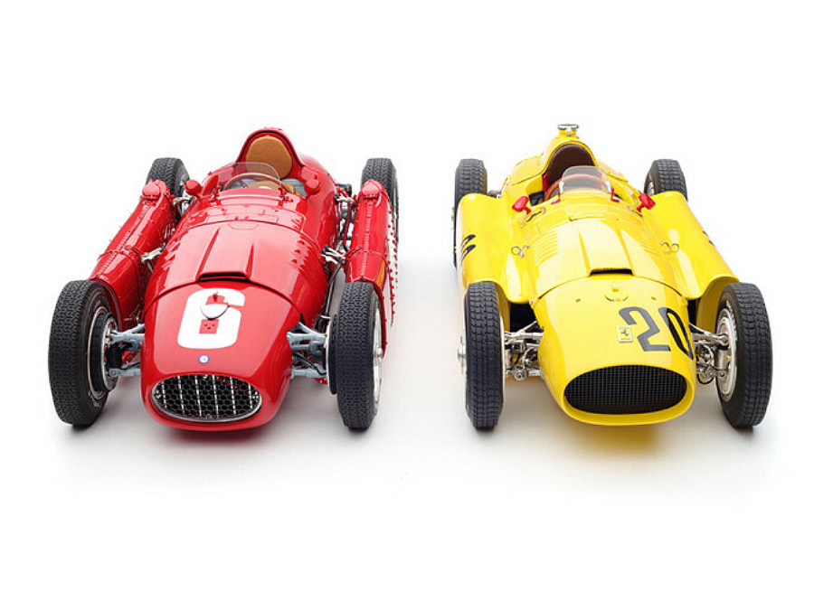 Bundle 2 Cars 1956 Ferrari D50 #20 Andre Pilette 6th Place