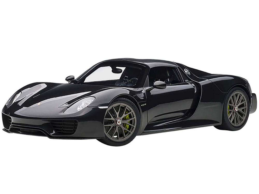 Porsche 918 Spyder Weissach Package Basalt Schwarz Black Metallic