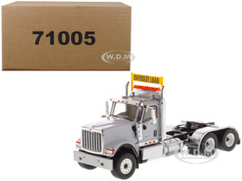 International HX520 Tandem Tractor Light Gray with 53' Flat Bed 