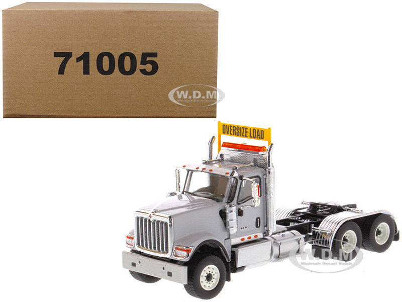 International HX520 Day Cab Tandem Tractor Light Grey 1/50 Diecast Model Diecast Masters 71005