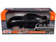 2018 Ford Mustang GT 5.0 Matt Black Black Wheels 1/24 Diecast Model Car Motormax 79352