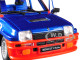 Renault 5 Turbo Metallic Blue Red Accents 1/24 Diecast Model Car Bburago 21088